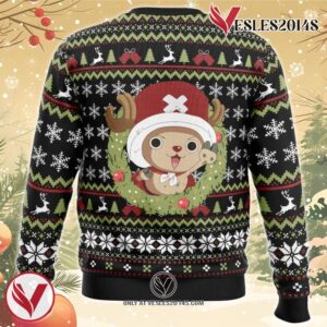 Santa Tony Tony Chopper One Piece Ugly Christmas Sweater, Unique Christmas Gift For Fans - Vesles2014S 1