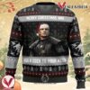 Santa Witcher The Witcher Ugly Christmas Sweater, Unique Christmas Gift For Fans - Vesles2014S