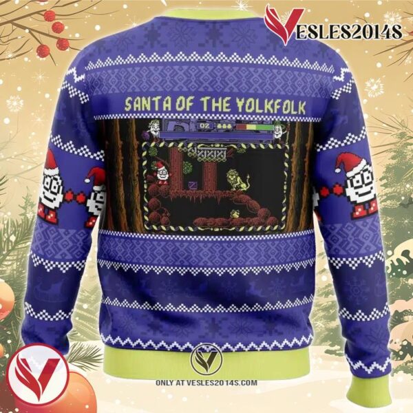 Santa of the Yolkfolk A Dizzy Prince of the Yolkfolk Ugly Christmas Sweater, Unique Christmas Gift For Fans - Vesles2014S 1