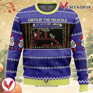 Santa of the Yolkfolk A Dizzy Prince of the Yolkfolk Ugly Christmas Sweater, Unique Christmas Gift For Fans - Vesles2014S