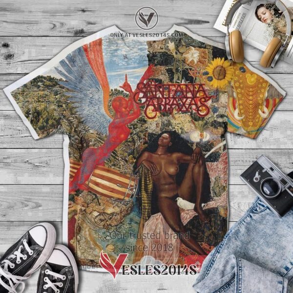 Santana Abraxas Album 3D Hoodie, Shirt, Unique Gifts For Music Lovers - Vesles2014S
