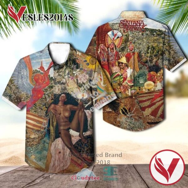 Santana Abraxas Casual Hawaiian Shirt, Best Gifts For Summer Vesles2014S 1