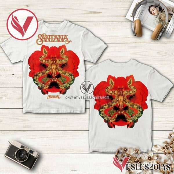Santana Festival Album Cover Shirt, Unique Gifts For Music Lovers - Vesles2014S