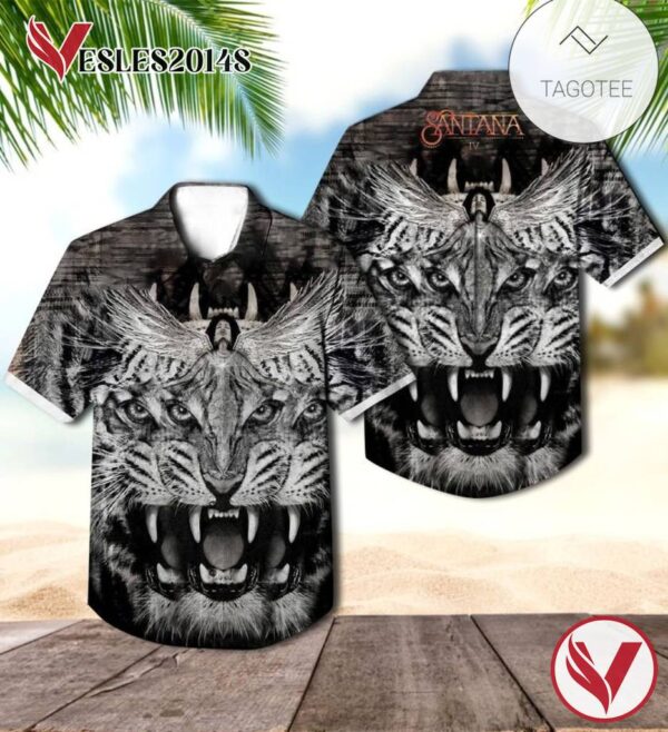 Santana Iv Album Cover Hawaiian Shirt, Best Gift For Music Lovers Vesles2014S