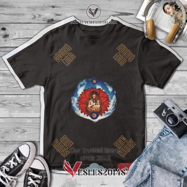 Santana-Lotus Album 3D Shirt, Unique Gifts For Music Lovers - Vesles2014S