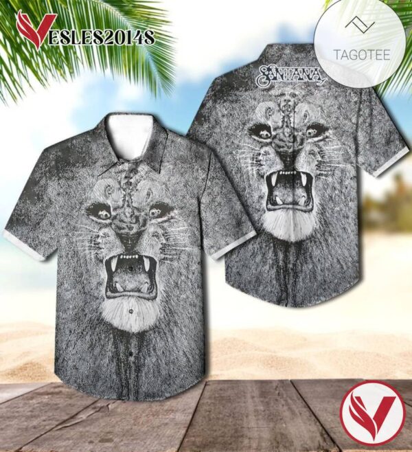 Santana The Debut Studio Album Cover Hawaiian Shirt, Best Gift For Music Lovers Vesles2014S