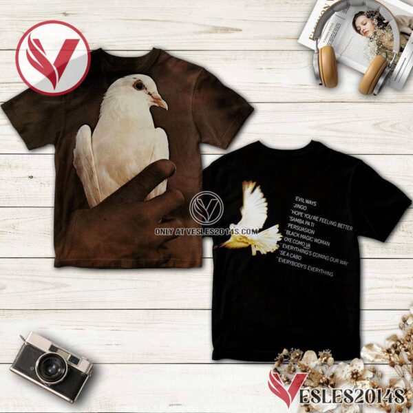 Santana’s Greatest Hits Compilation Album Cover Shirt, Unique Gifts For Music Lovers - Vesles2014S