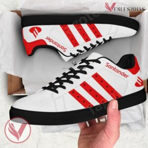 Santander Logo Print Stan Smith Shoes For Men And Womens - Vesles2014s 1