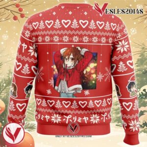 Santa’s Favorite Mama Horimiya Ugly Christmas Sweater, Unique Christmas Gift For Fans - Vesles2014S 1
