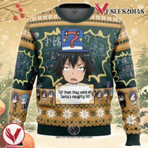 Santas Naughty List My Teen Romantic Comedy Ugly Christmas Sweater, Unique Christmas Gift For Fans - Vesles2014S