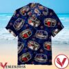 Saturday Evening Post Patriotic Toss Blue Hawaiian Shirt, Unique Gifts For Friends - Vesles2014S 1