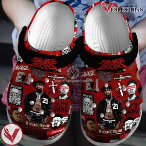 Savage Blood Music Crocs Crocband Clogs Shoes, Unique Gifts For Fans - Vesles2014S