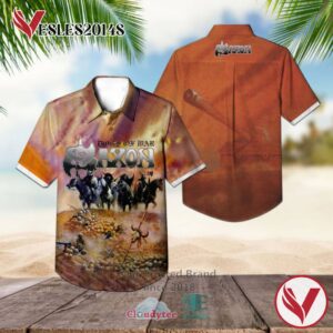 Saxon Band Dogs of War Album Hawaiian Shirt, Best Gift For Music Lovers Vesles2014S