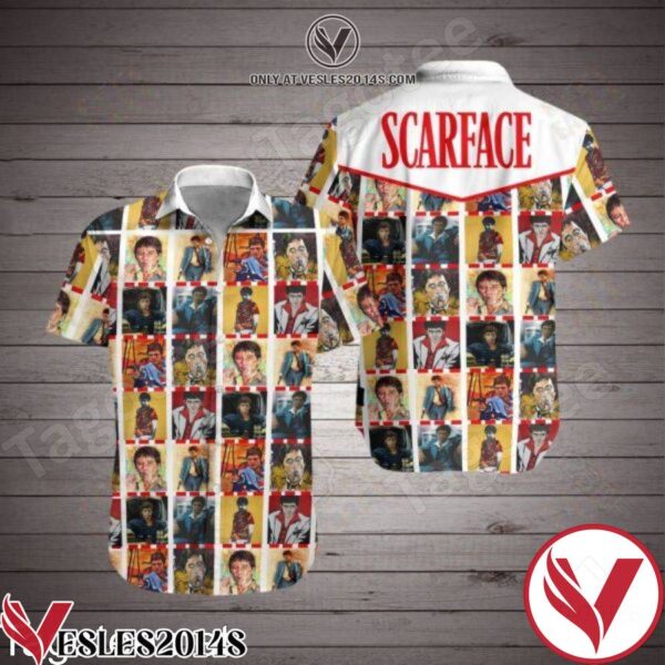 Scarface All Characters Hawaiian Shirt, Unique Gifts For Friends - Vesles2014S 1