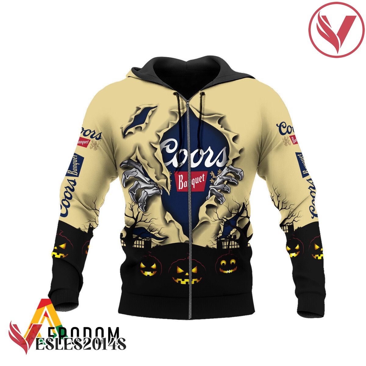 Scary Night Halloween Coors Banquet Hoodie & Zip Hoodie - Vesles2014S 1