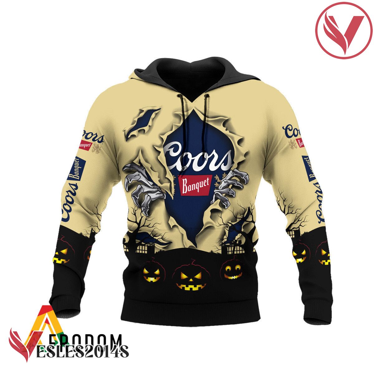 Scary Night Halloween Coors Banquet Hoodie & Zip Hoodie - Vesles2014S 2