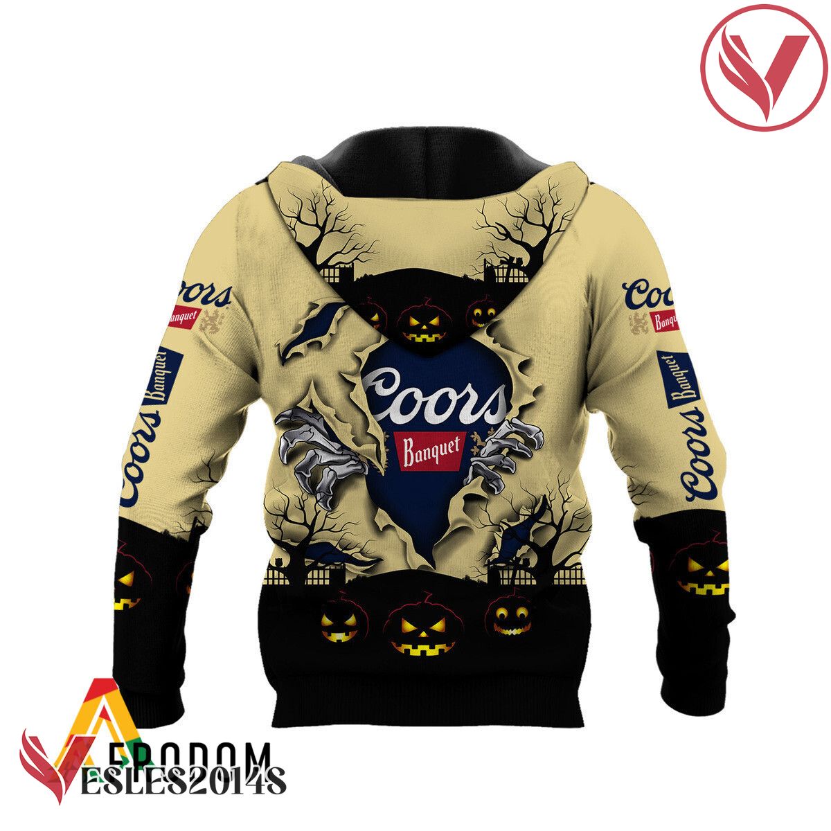 Scary Night Halloween Coors Banquet Hoodie & Zip Hoodie - Vesles2014S 3