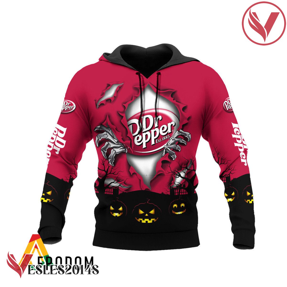 Scary Night Halloween Dr Pepper Hoodie & Zip Hoodie - Vesles2014S 2