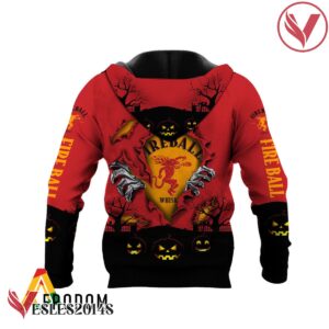 Scary Night Halloween Fireball Whisky Hoodie & Zip Hoodie - Vesles2014S 3