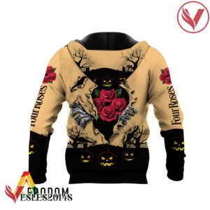Scary Night Halloween Four Roses Bourbon Hoodie & Zip Hoodie - Vesles2014S 3