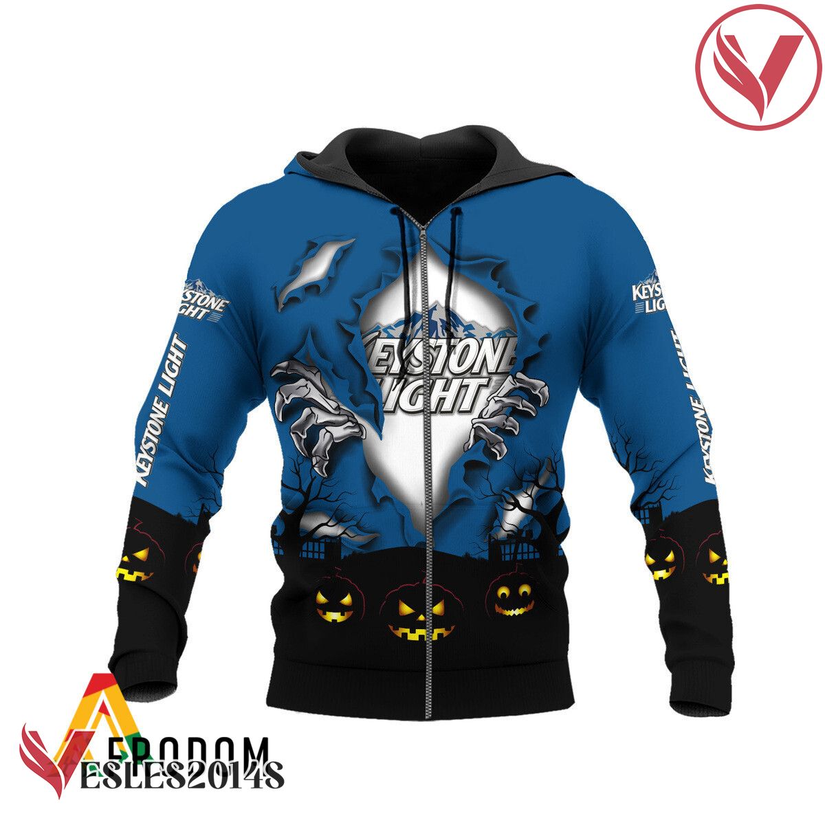 Scary Night Halloween Keystone Light Hoodie & Zip Hoodie - Vesles2014S 1