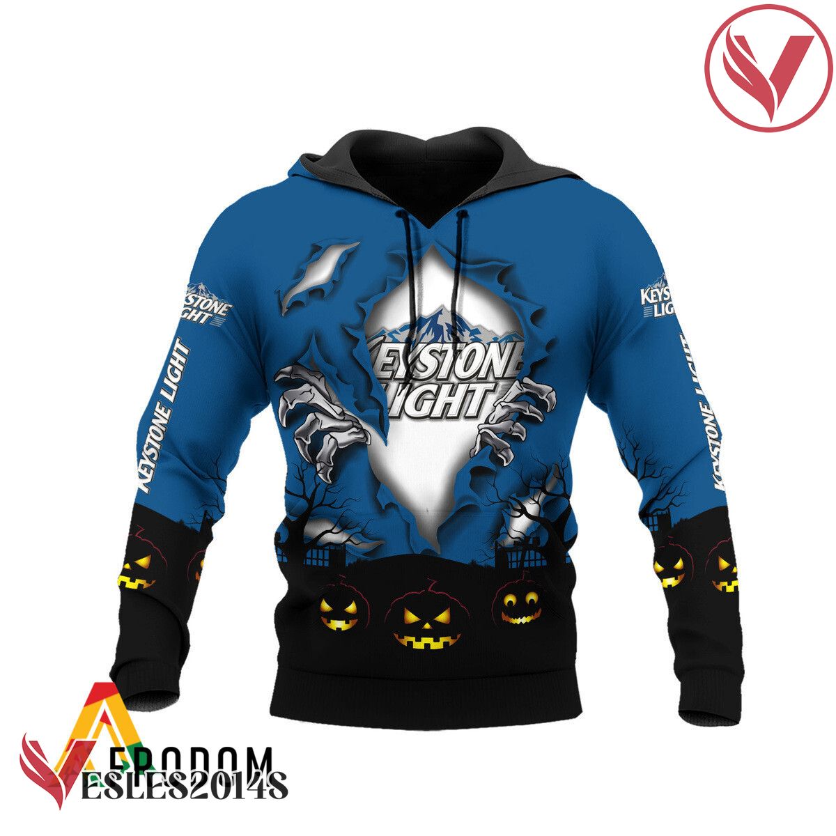 Scary Night Halloween Keystone Light Hoodie & Zip Hoodie - Vesles2014S 2
