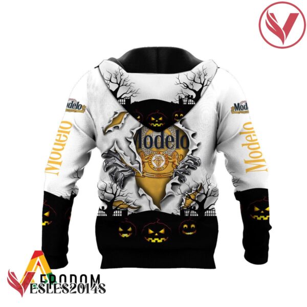 Scary Night Halloween Modelo Beer Hoodie & Zip Hoodie - Vesles2014S 3