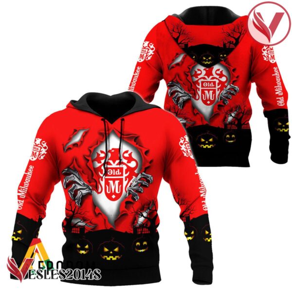 Scary Night Halloween Old Milwaukee Beer Hoodie & Zip Hoodie - Vesles2014S