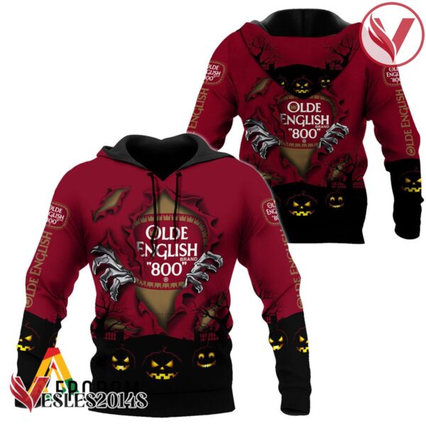 Scary Night Halloween Olde English 800 Hoodie & Zip Hoodie - Vesles2014S