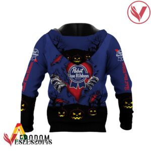 Scary Night Halloween Pabst Blue Ribbon Hoodie & Zip Hoodie - Vesles2014S 3
