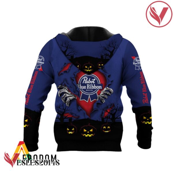 Scary Night Halloween Pabst Blue Ribbon Hoodie & Zip Hoodie - Vesles2014S 3