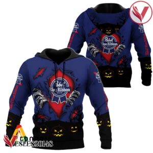 Scary Night Halloween Pabst Blue Ribbon Hoodie & Zip Hoodie - Vesles2014S