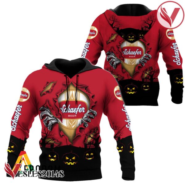 Scary Night Halloween Schaefer Beer Hoodie & Zip Hoodie - Vesles2014S