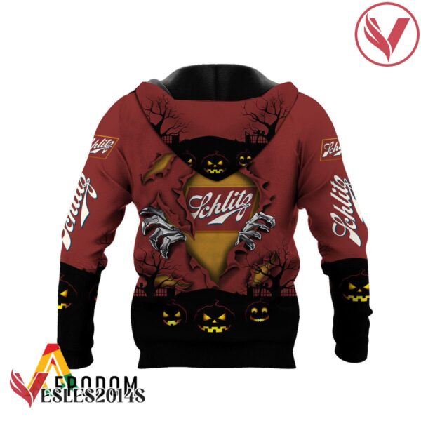 Scary Night Halloween Schlitz Beer Hoodie & Zip Hoodie - Vesles2014S 3