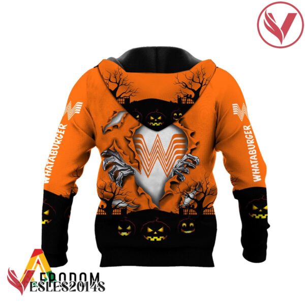 Scary Night Halloween Whataburger Hoodie & Zip Hoodie - Vesles2014S 3