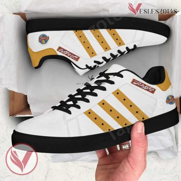 Schlitz Logo Print Stan Smith Shoes For Men And Womens - Vesles2014s 1