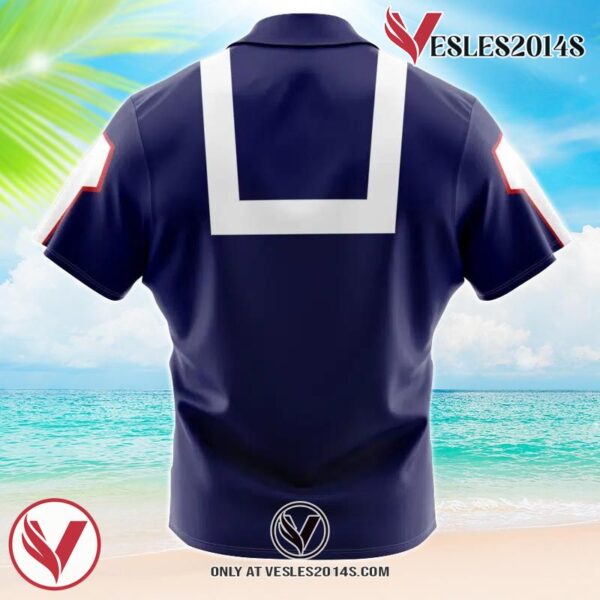 School Uniform My Hero Academia Hawaiian Button Up Shirt, Perfect Gifts For Anime Lovers - Vesles2014S 1