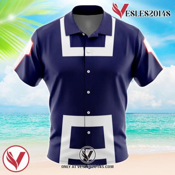 School Uniform My Hero Academia Hawaiian Button Up Shirt, Perfect Gifts For Anime Lovers - Vesles2014S