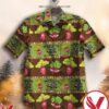 Schrute Farms Bed And Breakfast Brown And Green Stripes Hawaiian Shirt, Unique Gifts For Friends - Vesles2014S 1