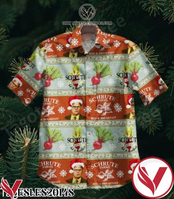 Schrute Farms Bed And Breakfast Hawaiian Shirt, Unique Gifts For Friends - Vesles2014S 1