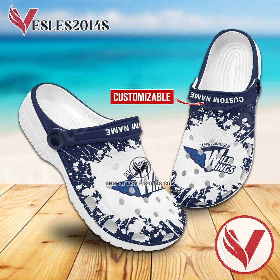 Schwenninger Wild Wings Personalized Crocs Shoes For Men And Women, Unique Clogs Shoes For Fans - Vesles2014S