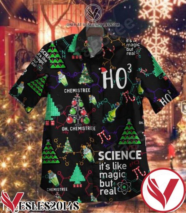 Science It’s Like Magic But Real Chemistree Hawaiian Shirt, Unique Gifts For Friends - Vesles2014S 1