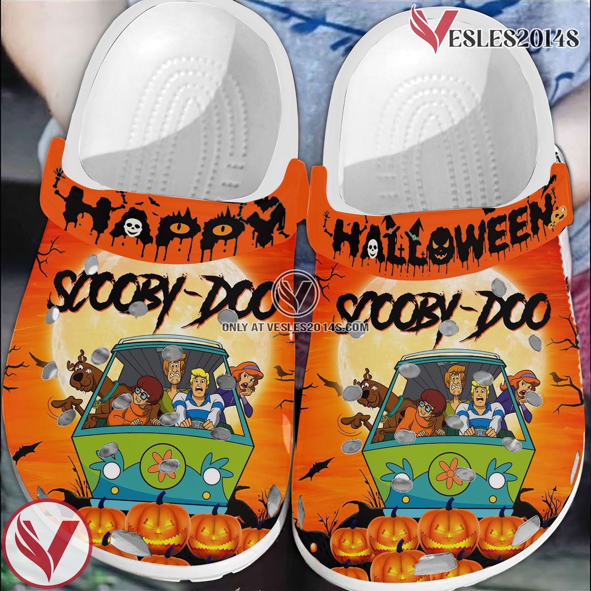 Scooby Doo Cartoon Crocs Crocband Clogs Shoes Comfortable For Men Women and Kids Style 17, Unique Gift From Vesles2014S