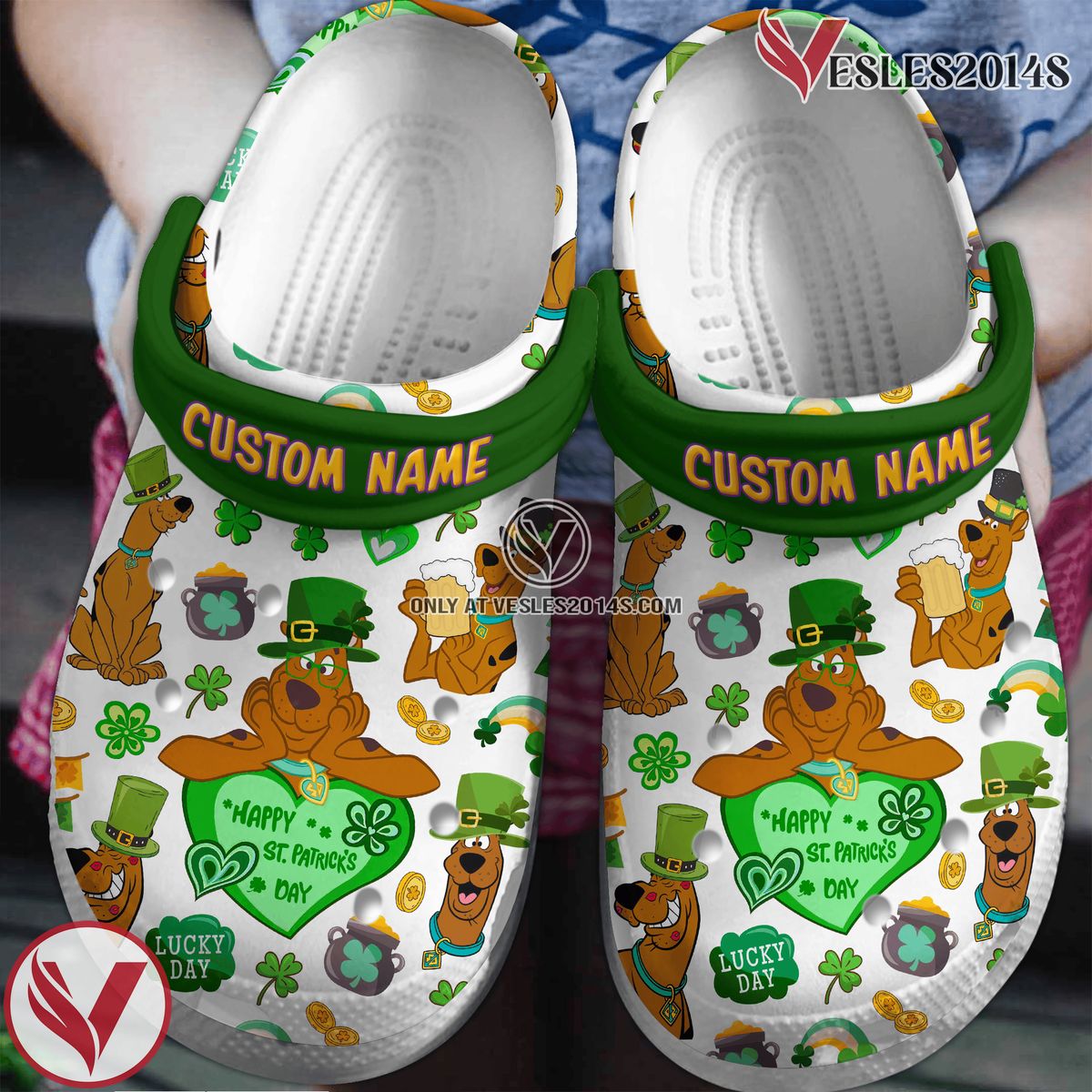 Scooby Doo Cartoon Crocs Crocband Clogs Shoes Comfortable For Men Women and Kids Style 22, Unique Gift From Vesles2014S
