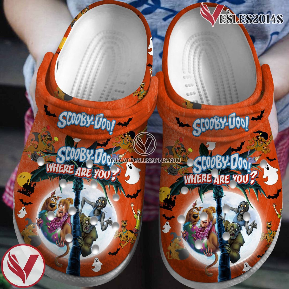 Scooby Doo Cartoon Crocs Crocband Clogs Shoes Comfortable For Men Women and Kids Style 23, Unique Gift From Vesles2014S