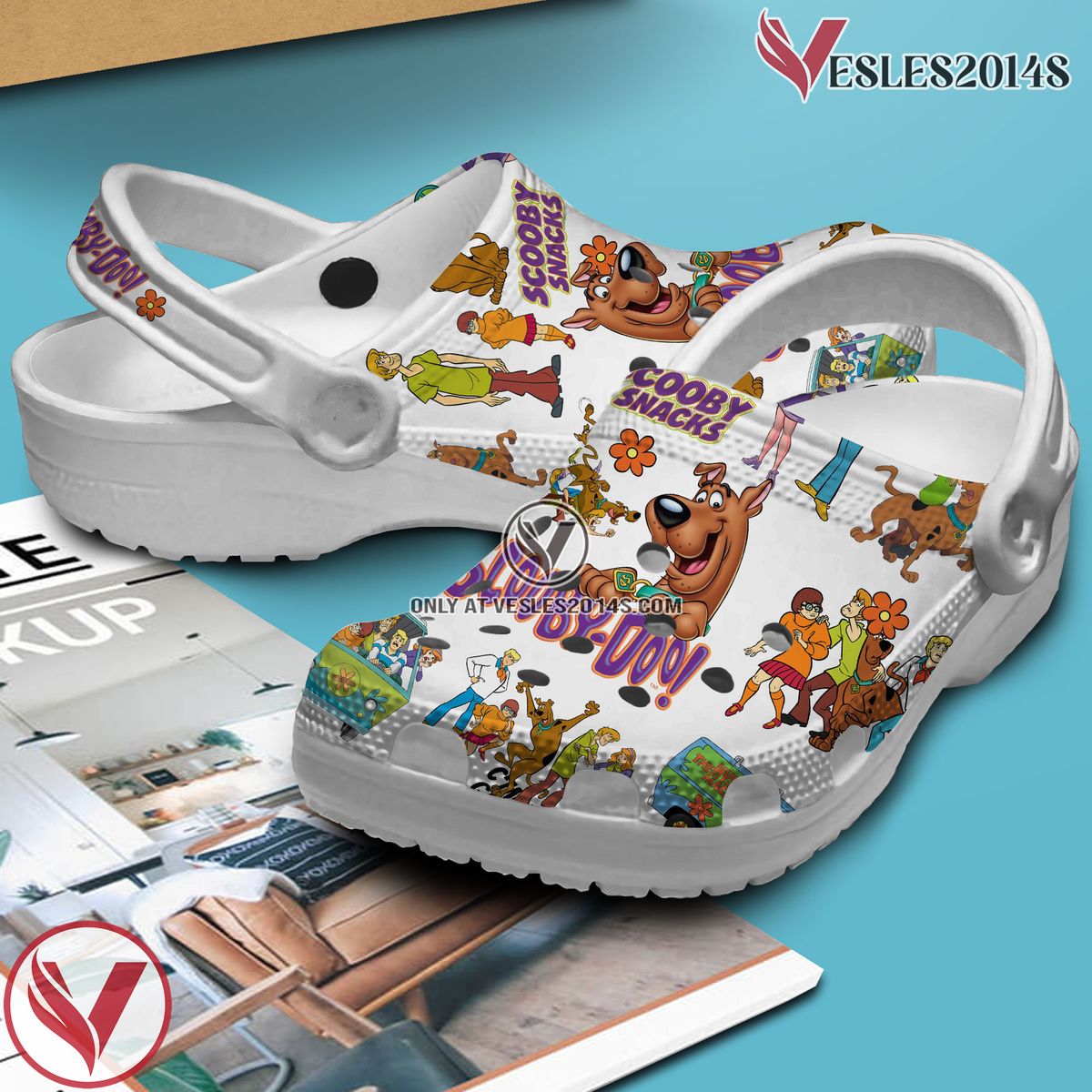 Scooby Doo Cartoon Crocs Crocband Clogs Shoes Comfortable For Men Women and Kids Style 36, Unique Gift From Vesles2014S 2