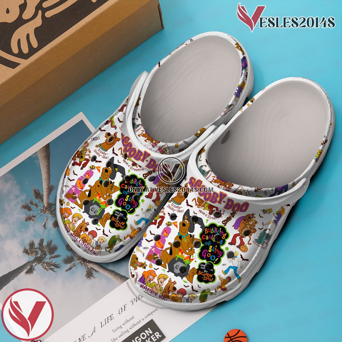 Scooby Doo Cartoon Crocs Crocband Clogs Shoes Comfortable For Men Women and Kids Style 45, Unique Gift From Vesles2014S 3