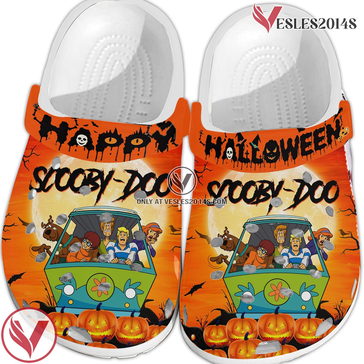 Scooby Doo Cartoon Crocs Crocband Clogs Shoes Comfortable For Men Women and Kids Style 9, Unique Gift From Vesles2014S 2