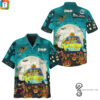 Scooby Doo Trick Or Treat Halloween Full Printing Hawaiian Shirt Funny Hawaiian Beach Gift Casual Shirt Vesles2014S