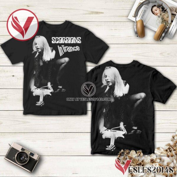 Scorpions In Trance Album Cover Shirt, Unique Gifts For Music Lovers - Vesles2014S